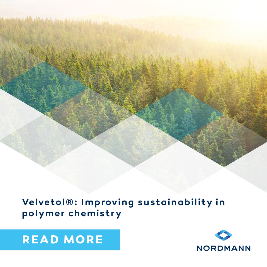 Velvetol®: Improving sustainability in polymer chemistry - News - News &  Events - nordmann.global